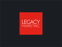 Tablet Screenshot of legacymarketing.com